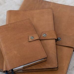 Carnet en cuir rechargeable - Créez votre propre design