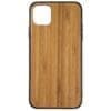 iphone 11 pro max hoesje - bumper case - houten telefoonhoes