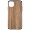 iphone 11 pro max hoesje - bumper case - houten telefoonhoes