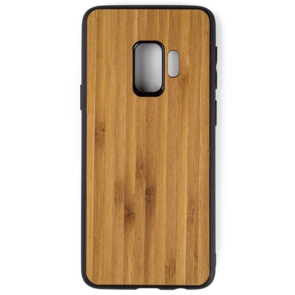 Samsung S9 hoesje - bumper case - houten telefoonhoes